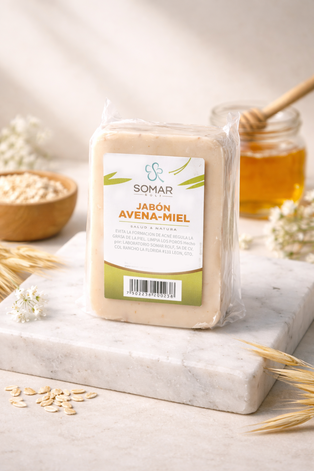 Jabón Avena-Miel