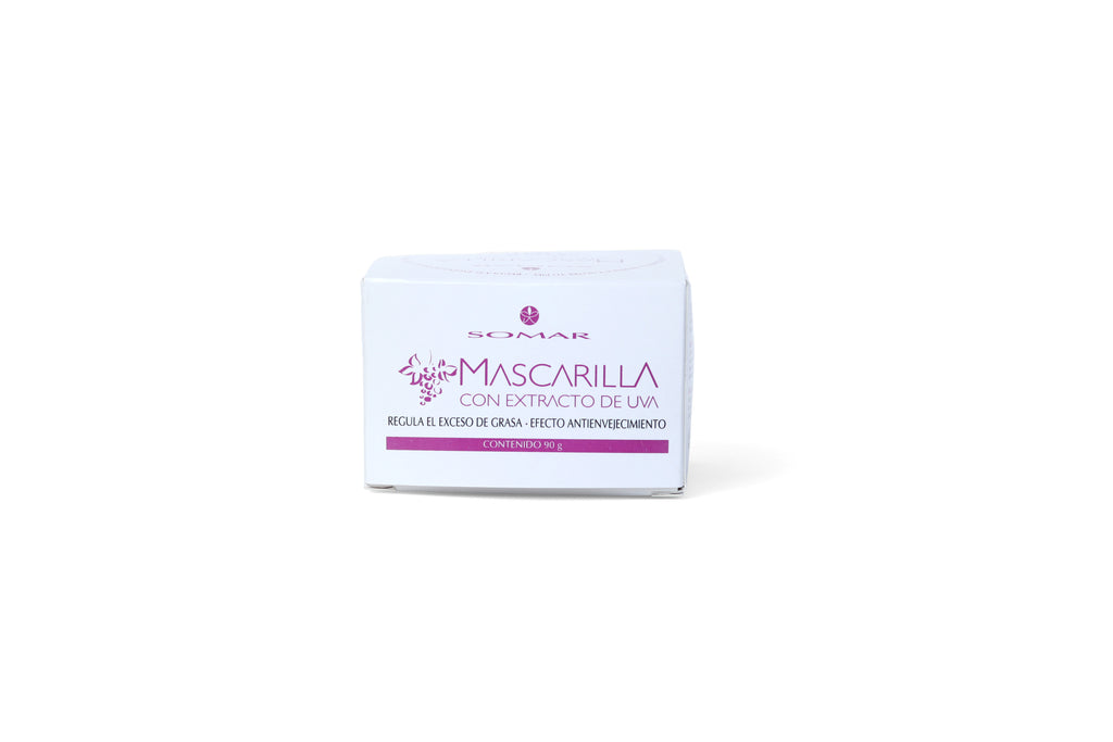 Mascarilla con Extracto de Uva