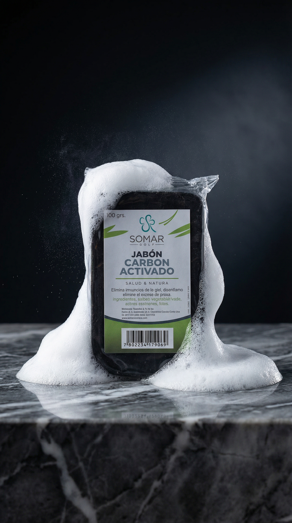 Jabón Carbón Activado